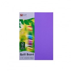 Quill A4 Multiboard A4 210gsm Violet Pack of 50_2